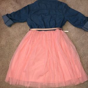 Justice Dresses - Justice tulle/jean dress Justice Dresses - Justice tulle/jean dress